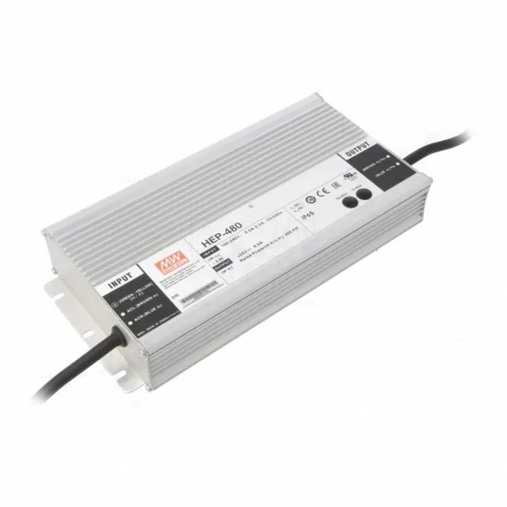 Meanwell HEP-480-24 Fansız Model Güç Kaynağı IP68