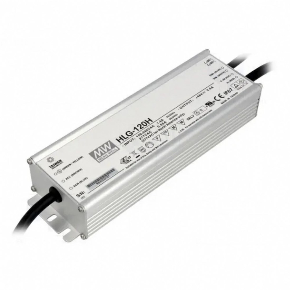 Meanwell HLG-120H-C350B Dimedilebilir Metal Kasa Led Güç Kaynağı