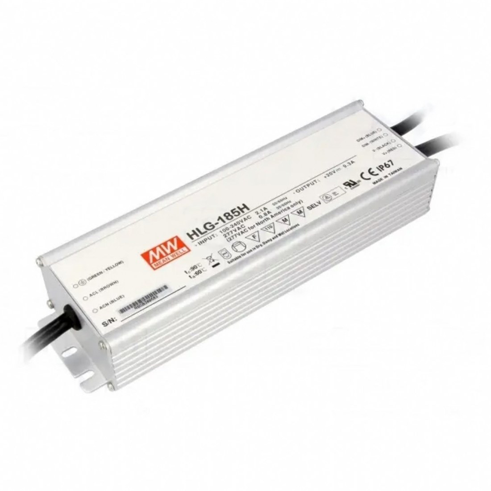 Meanwell HLG-185H-C1400A Akım Ayarlı Metal Kasa Led Güç Kaynağı