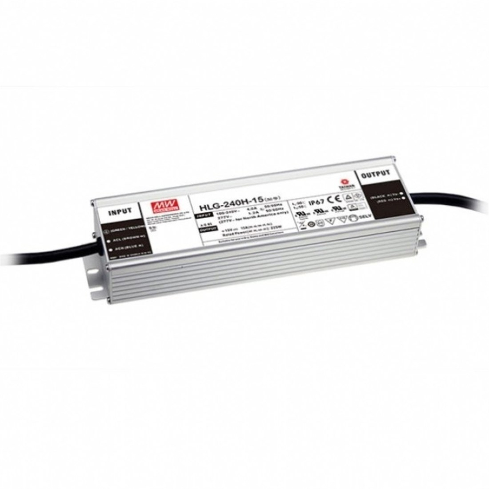 Meanwell HLG-240H-36A Pfc Fonksiyonlu Metal Kasa Led Güç Kaynağı