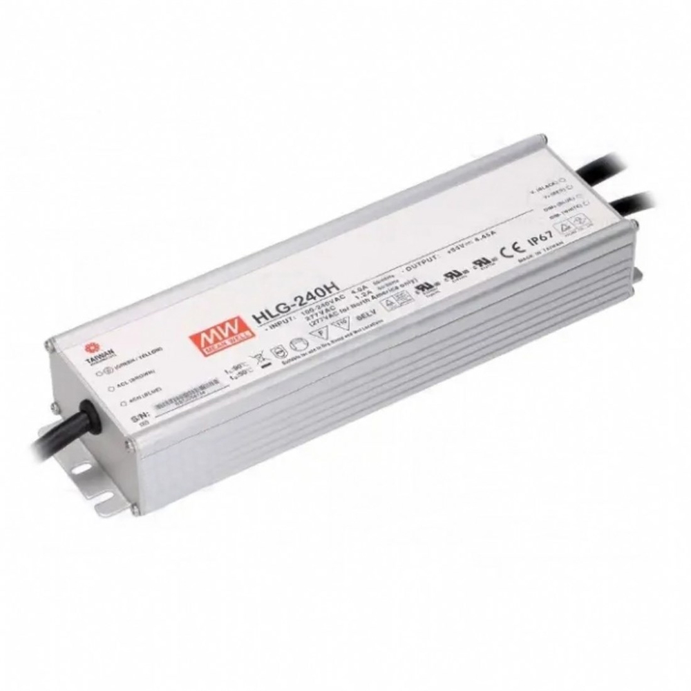 Meanwell HLG-240H-C1050B Dimedilebilir Metal Kasa Led Güç Kaynağı