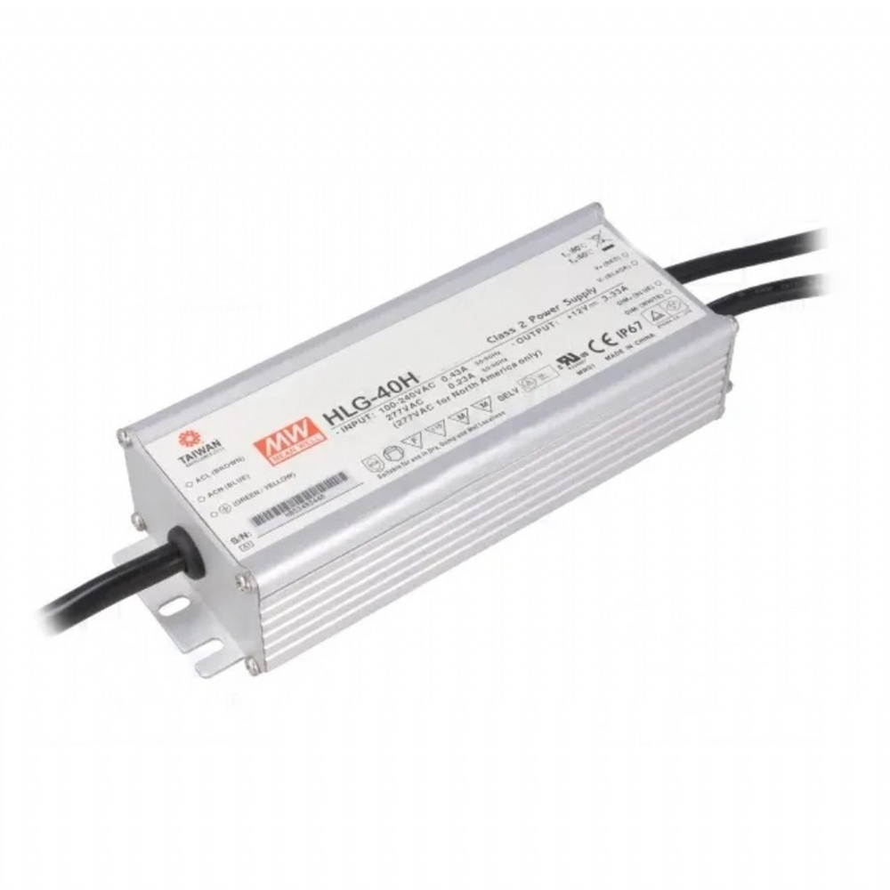 Meanwell HLG-40H-54B Dimedilebilir Led Güç Kaynağı