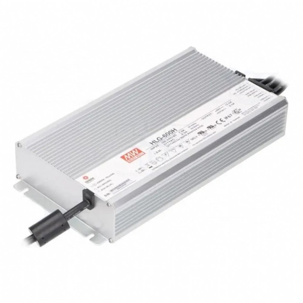 Meanwell HLG-600H-30B Dimedilebilir Metal Kasa Led Güç Kaynağı