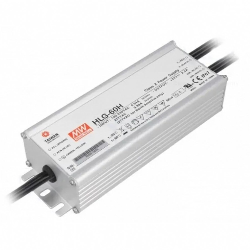 Meanwell HLG-60H-42B Dimedilebilir Metal Kasa Led Güç Kaynağı