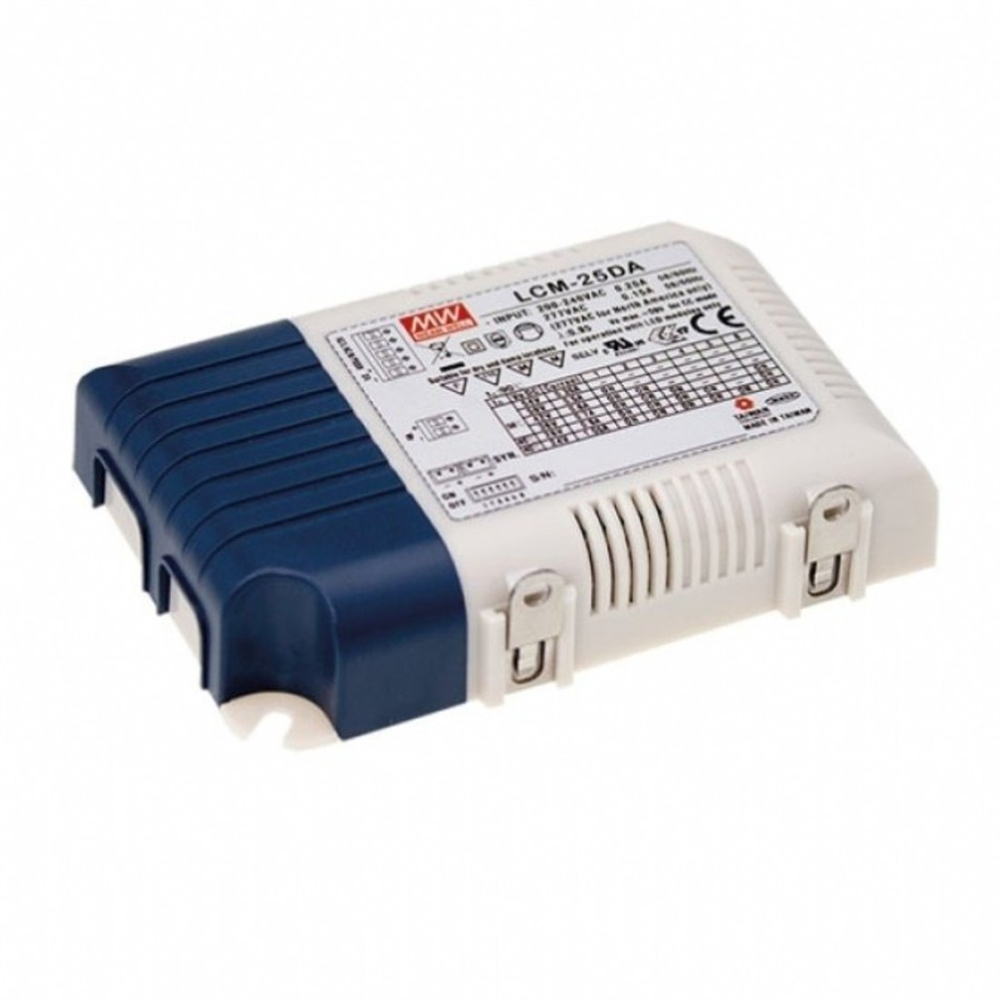Meanwell LCM-25DA Dalı Arayüzlü ve Çıkışlı Seçilebilir Led Güç Kaynağı