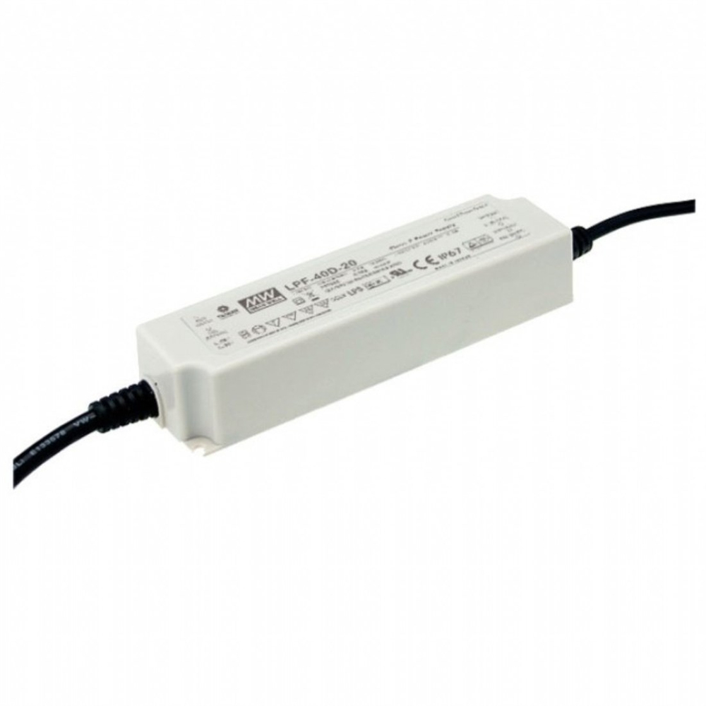 Meanwell LPF-40D-30 IP67 3 In 1 Dım Edilebilir Led Güç Kaynağı