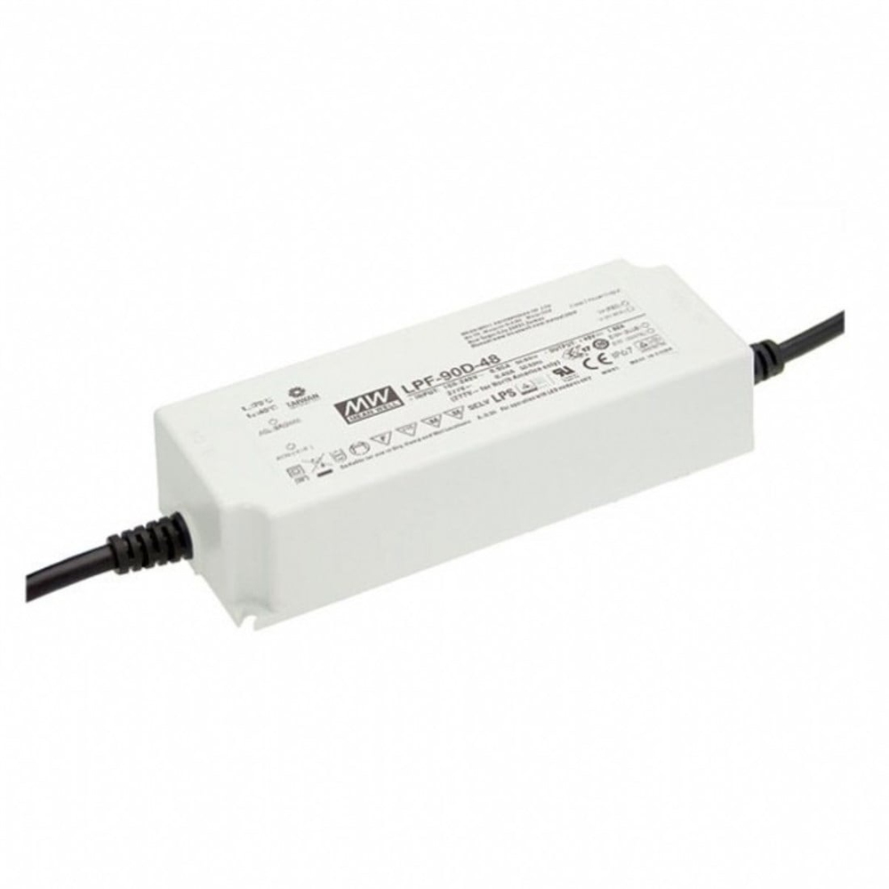 Meanwell LPF-90D-20 IP67 3 In 1 Dım Edilebilir Led Güç Kaynağı