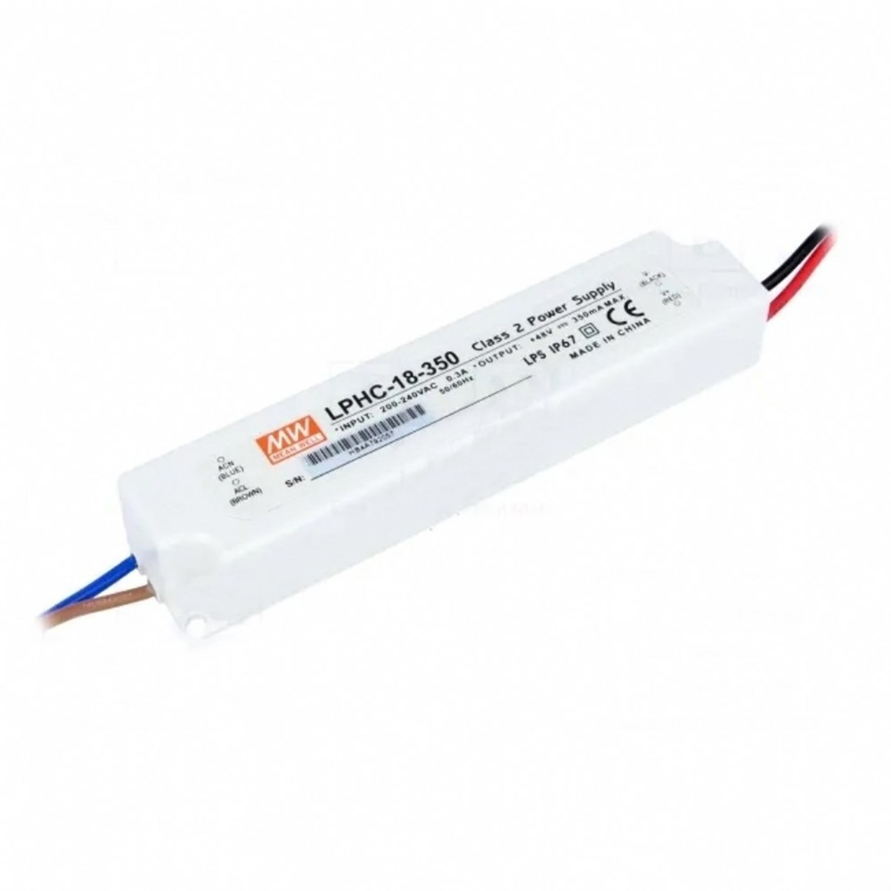 Meanwell LPHC-18-350 Plastik Kasa Led Güç Kaynağı