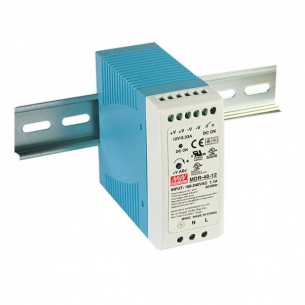 Meanwell MDR-40-12 Ray Montaj Güç Kaynağı