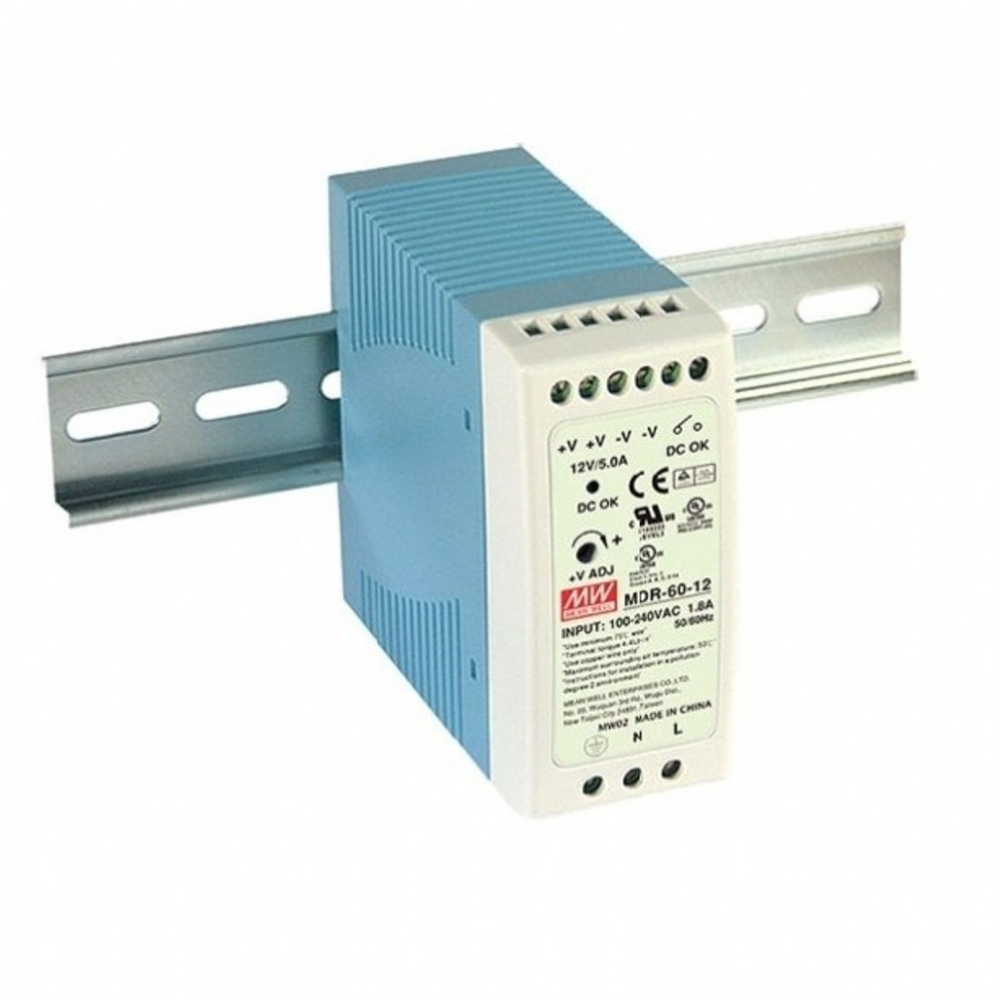 Meanwell MDR-60-12 Ray Montaj Güç Kaynağı