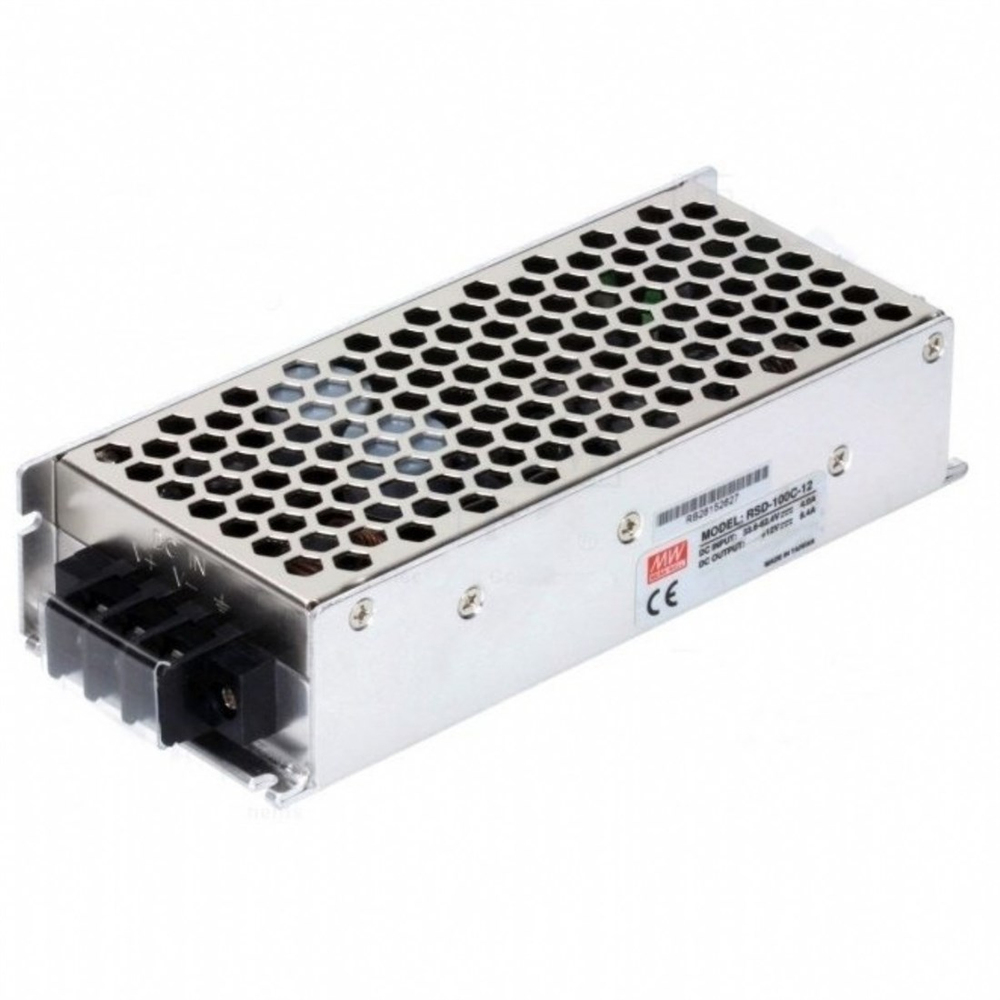 Meanwell RSD-100C-12 100W Railway Tek Çıkış Dc-Dc Converter