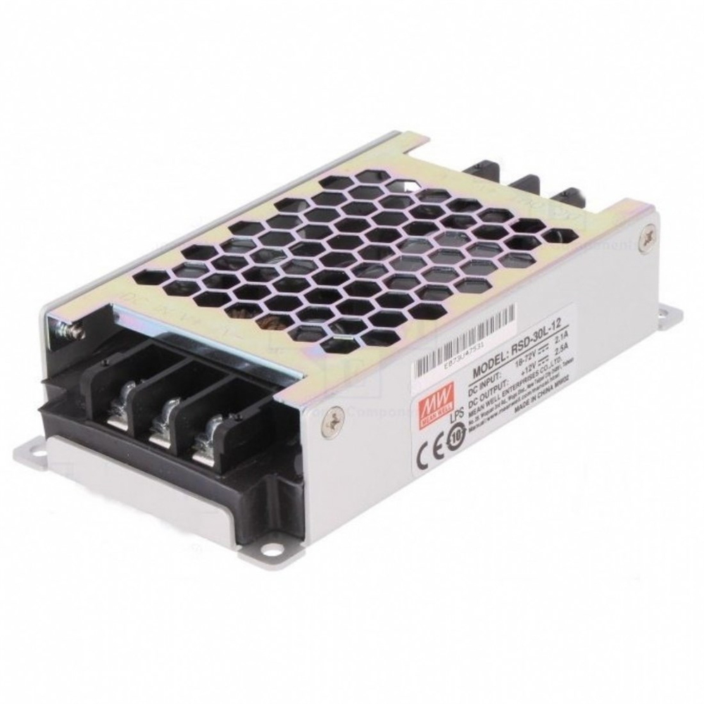 Meanwell RSD-30L-12 Railway Tek Çıkış Dc-Dc Converter