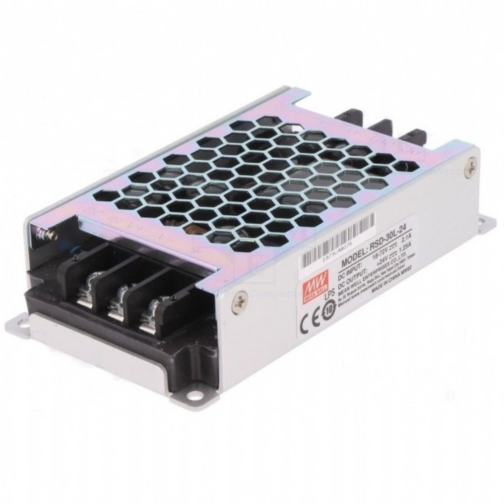 Meanwell RSD-30L-24 Railway Tek Çıkış Dc-Dc Converter