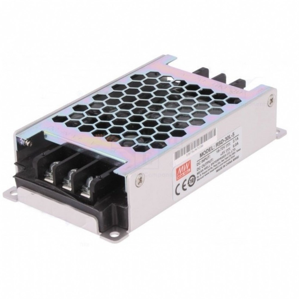 Meanwell RSD-30L-5 Railway Tek Çıkış Dc-Dc Converter