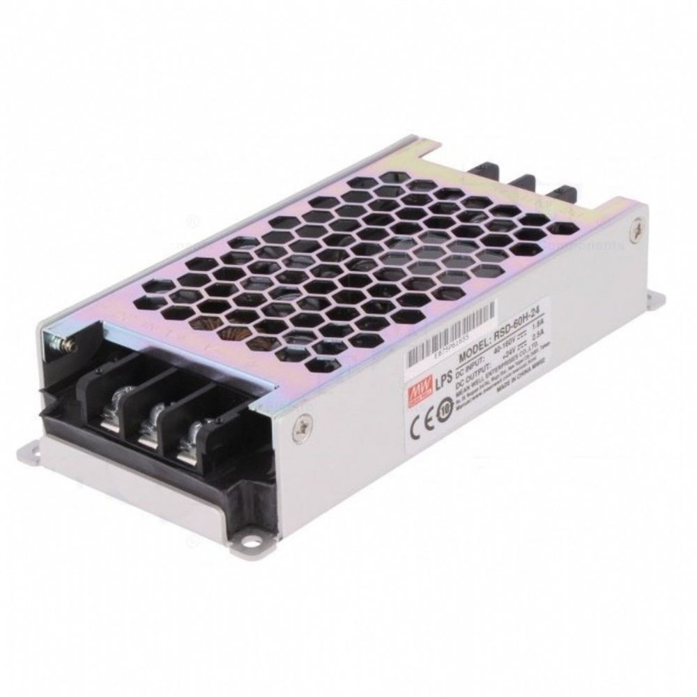Meanwell RSD-60H-24 30W Railway Tek Çıkış Dc-Dc Converter