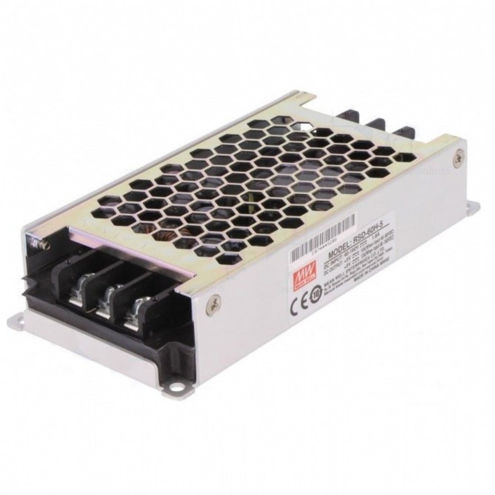 Meanwell RSD-60H-5 30W Railway Tek Çıkış Dc-Dc Converter