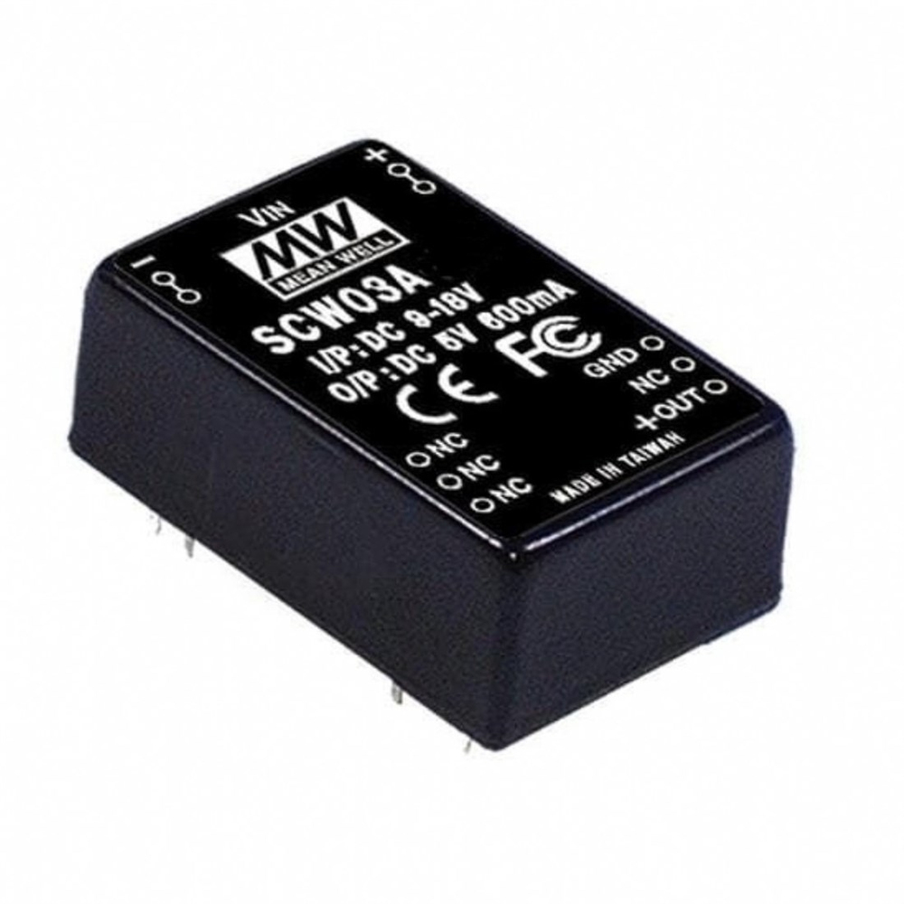 Meanwell SCW03A-5 3W DC-DC Regüleli Tek Çıkış Converter
