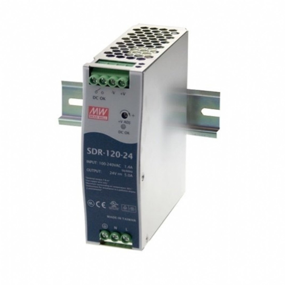 Meanwell SDR-120-24 Ray Montaj Güç Kaynağı