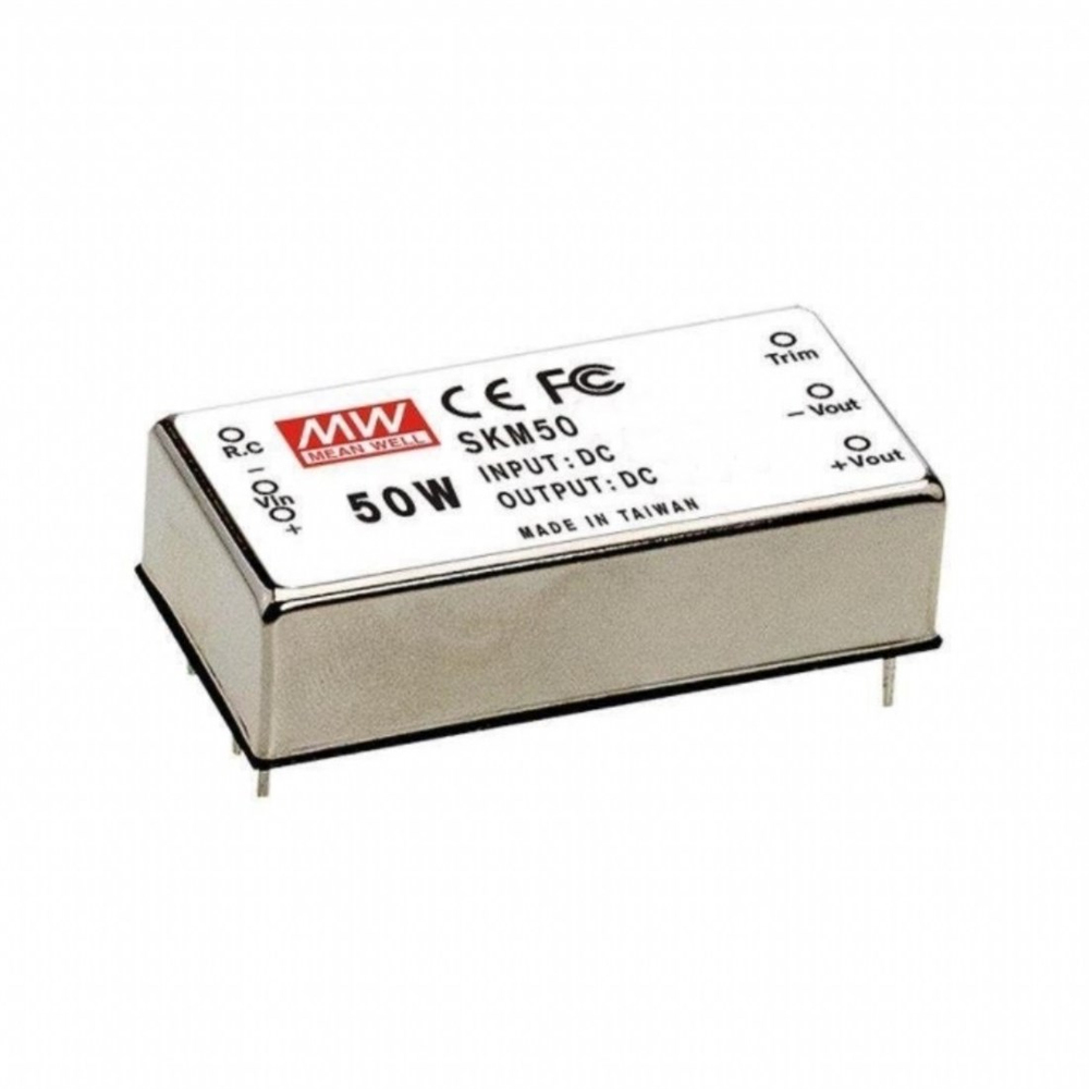 Meanwell SKM50C-15 50W DC-DC  Tek Çıkış Converter