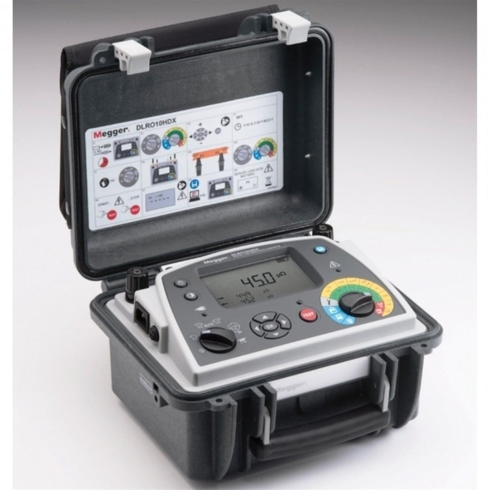Megger DLRO10HDX Mikro ohm metre 600V