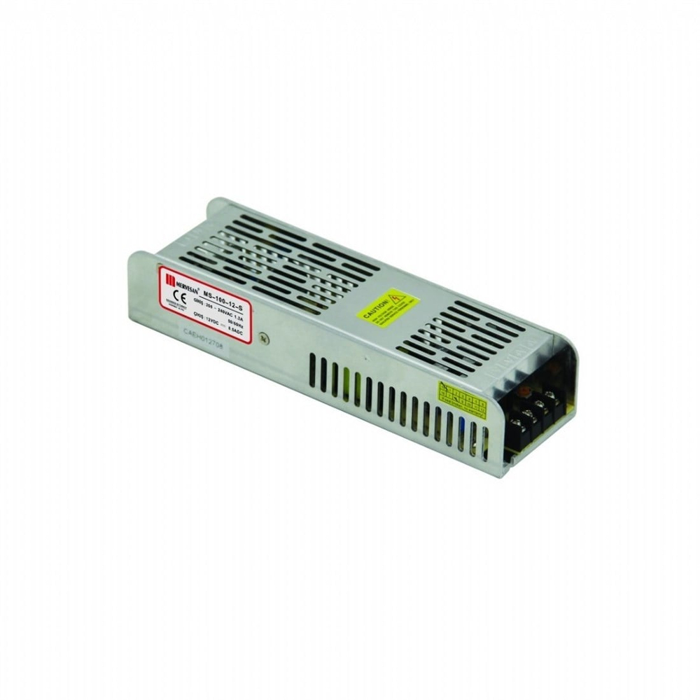 Mervesan MS-100-12-S Slim Metal Kasa Adaptörü