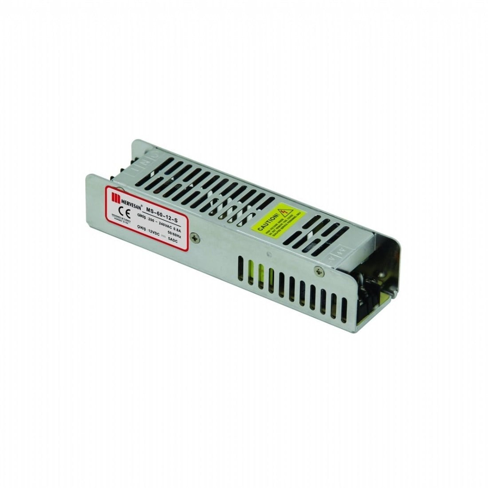 Mervesan MT-60-12-S Slim Metal Kasa Adaptörü