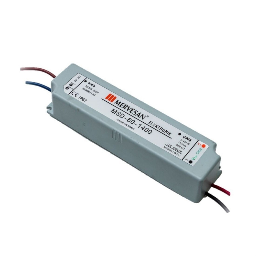 Mervesan Mtd-60-1750 Sabit Akım Led Driver