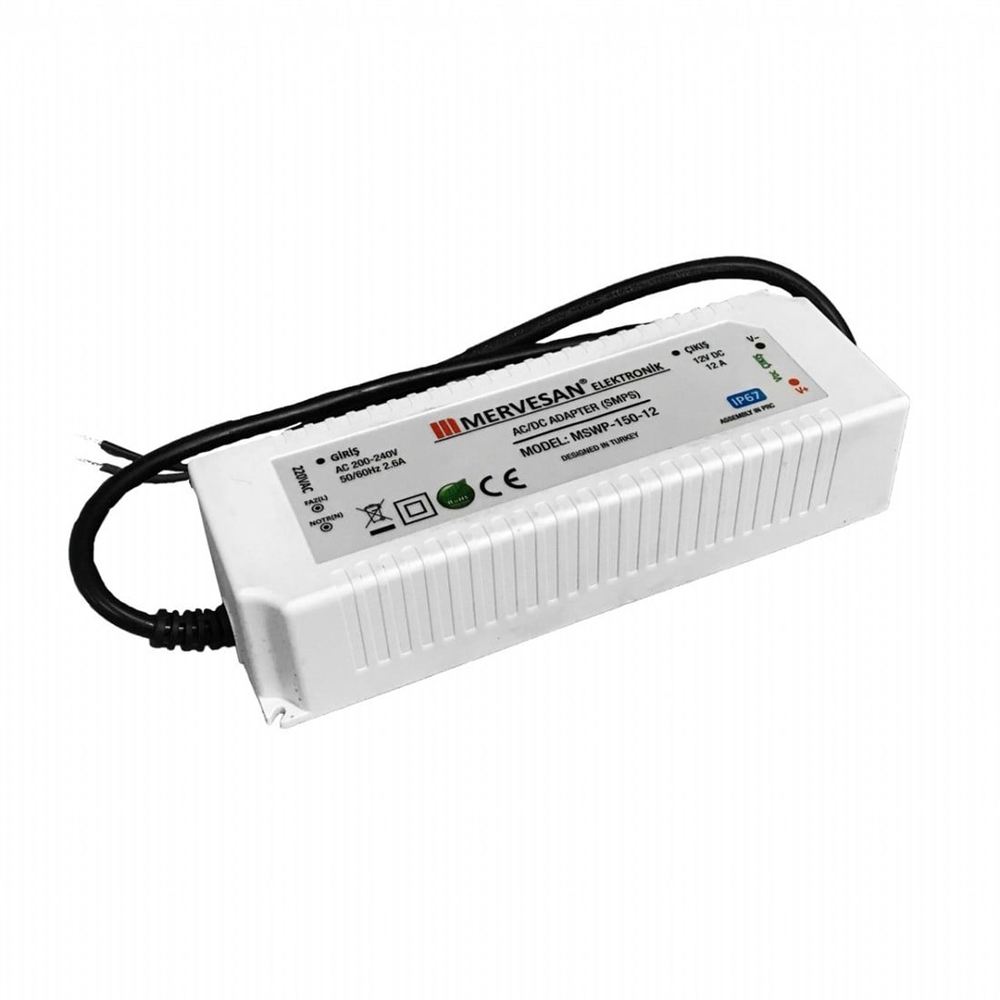 Mervesan Mtwp-150-12 Sabit Voltaj Adaptörü