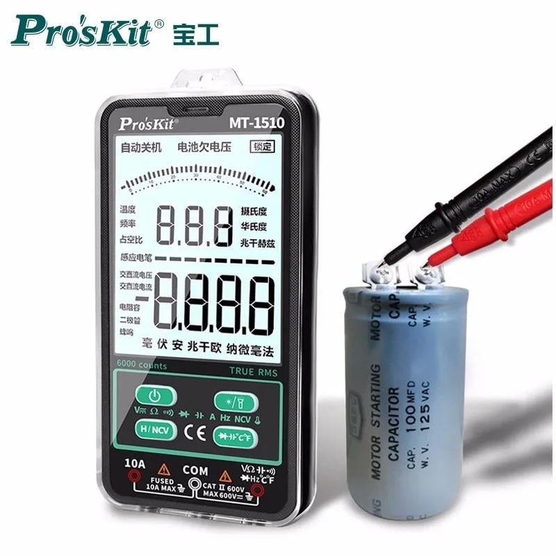 MT 1510 Proskit Geniş Ekran Dijital Multimetre True Rms