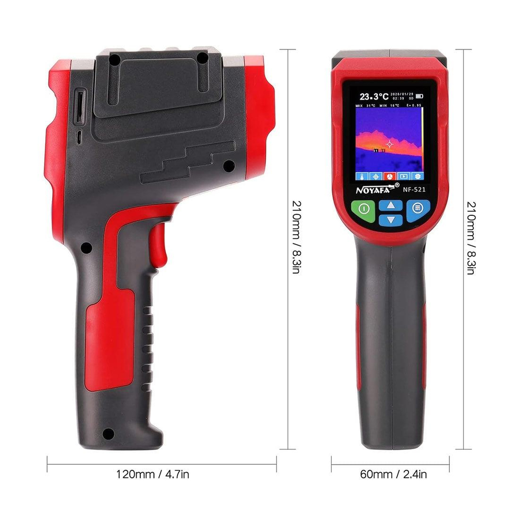 Noyafa NF-521 Temassız Termal Görüntüleyici Kızılötesi Termometre 