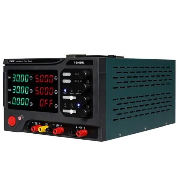 P-3005MC Prolink 30V 5A 3 Çıkışlı Ayarlanabilir DC Güç Kaynağı