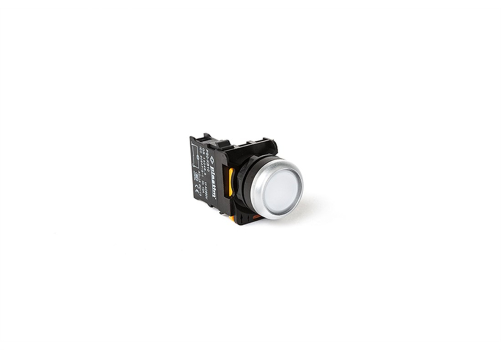 PB0-AW31B5 Işıklı Buton Beyaz 1NO LED 24V 10 Adet