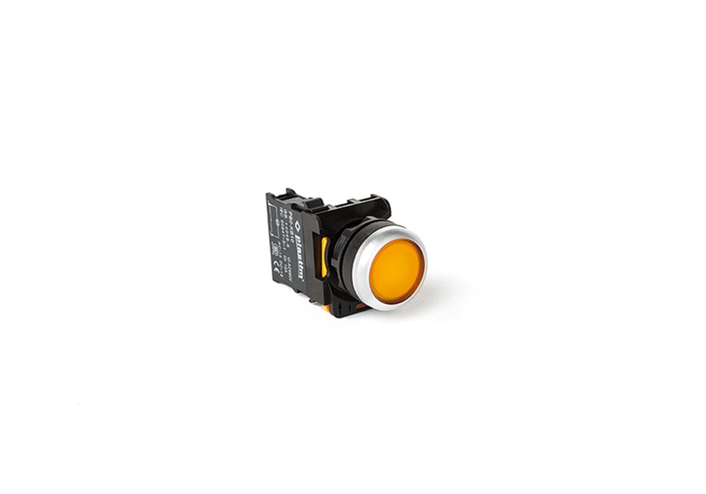 PB0-AW35B5 Işıklı Buton Sarı 1NO LED 24V 10 Adet