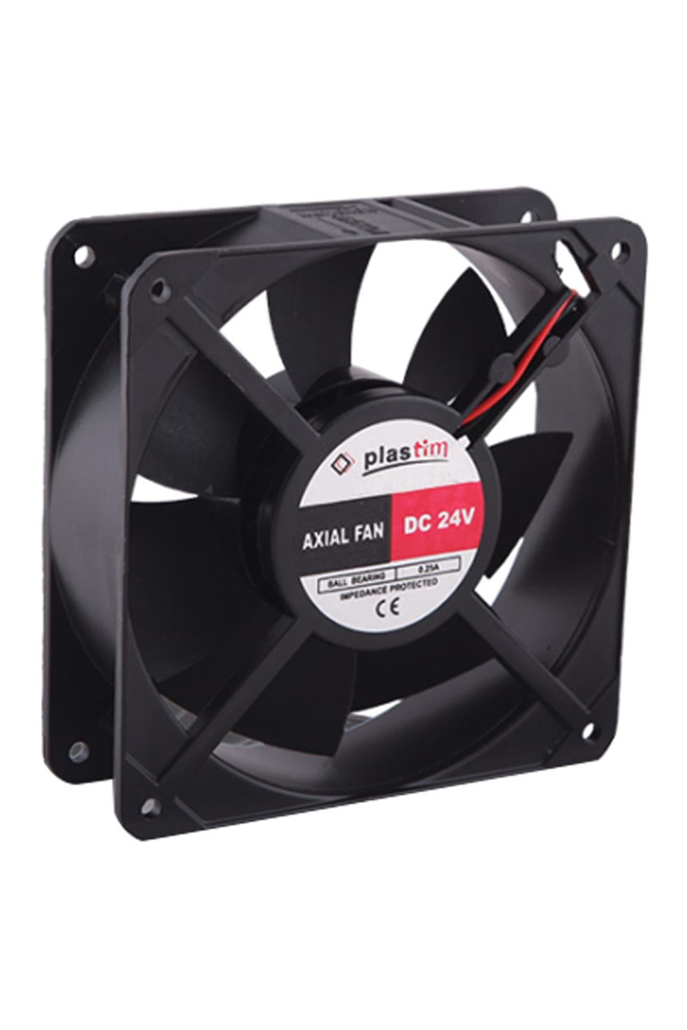 PLASTİM 120x120x38mm 12V Bilezikli Aksiyel Fan