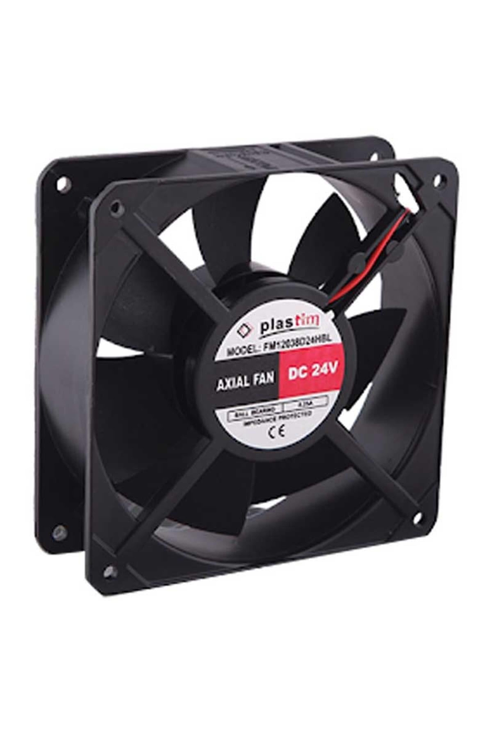 PLASTİM 120x120x38mm 24V Rulmanlı Taiwan Malı Aksiyel Fan