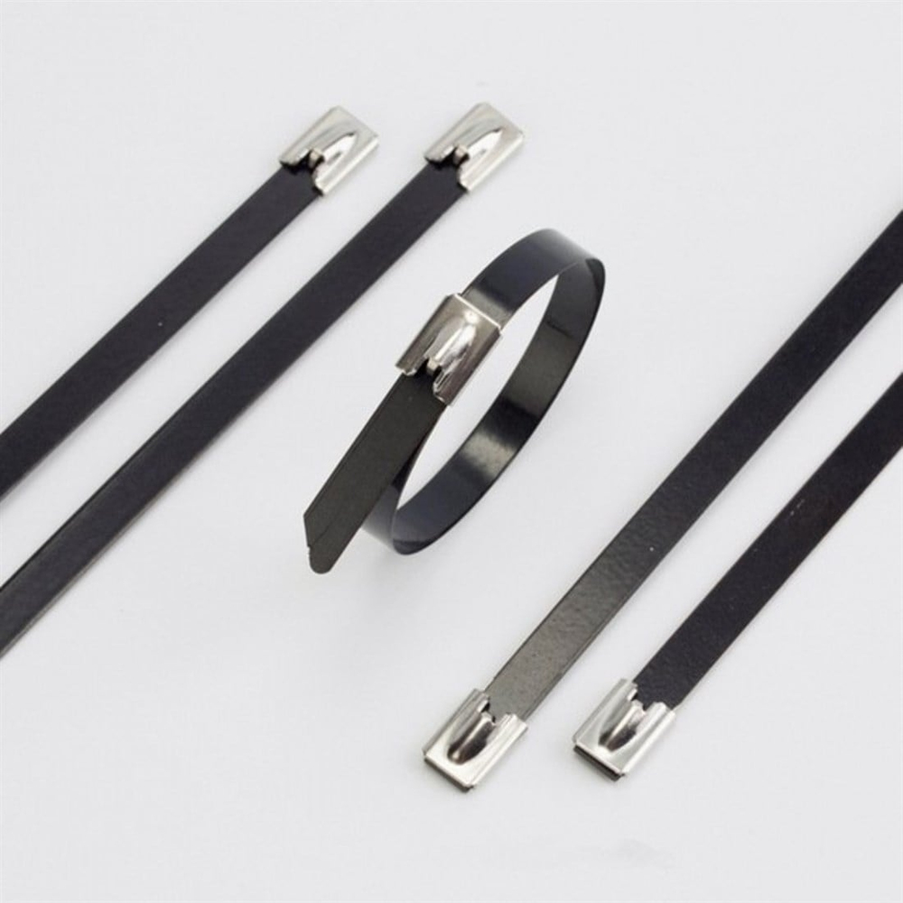 PVC KAPLI METAL KABLO BAĞI 4,6x840 mm 100 adet