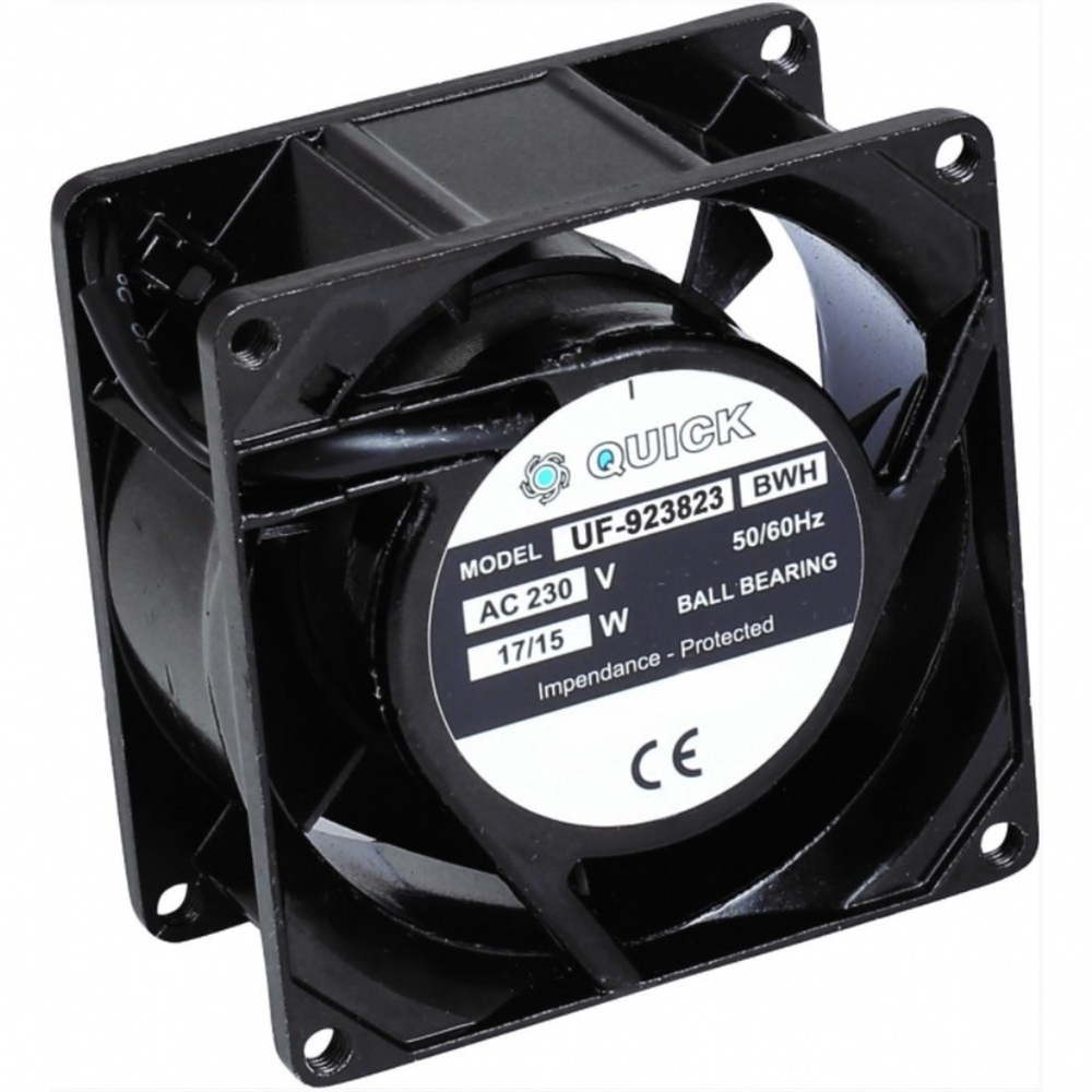Quick 92x92x38 Metal Kasa Fan 230VAC - UF-923823 SWH