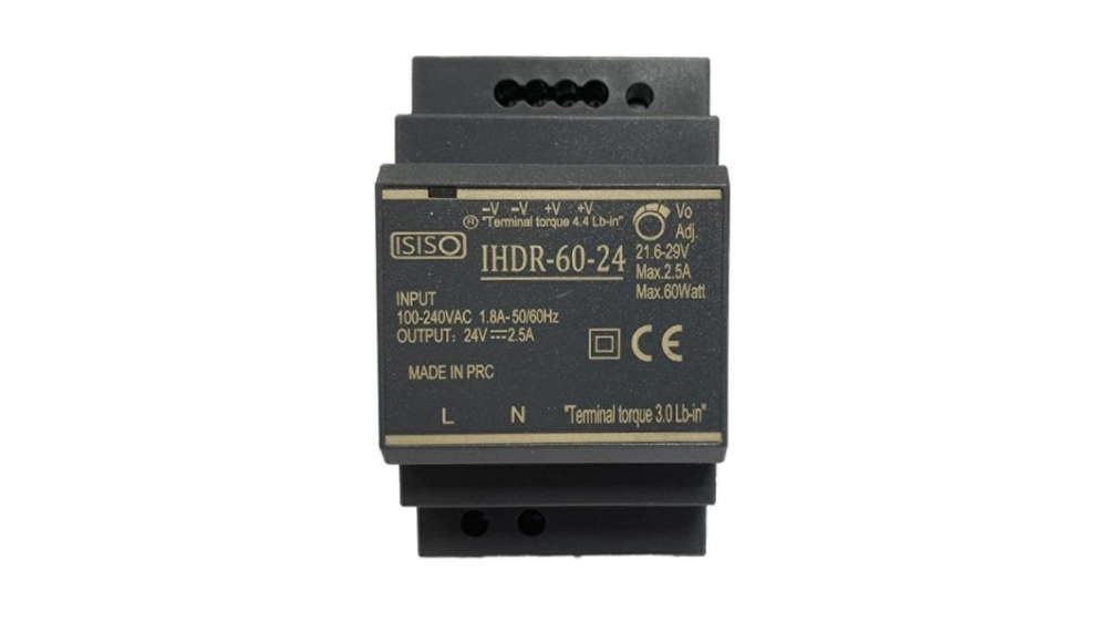 Raya Montajlı Güç Kaynağı IHDR-60-24