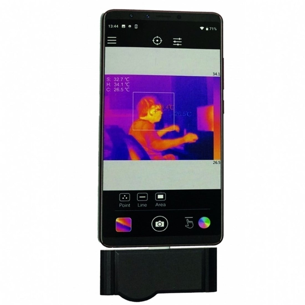 Santech T-10 Cep Telefonları için Termal Kamera 206x156