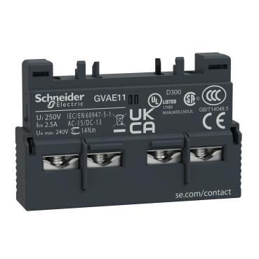 SCH-GVAE11 SCHNEİDER Yardımcı Kontak 1NA+1NK Öne Takılan