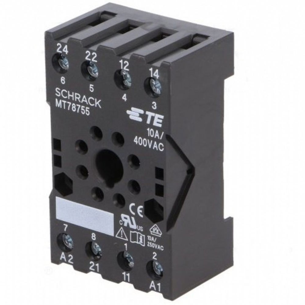 Schrack MT78755 08 Pin Ray Tipi Soket