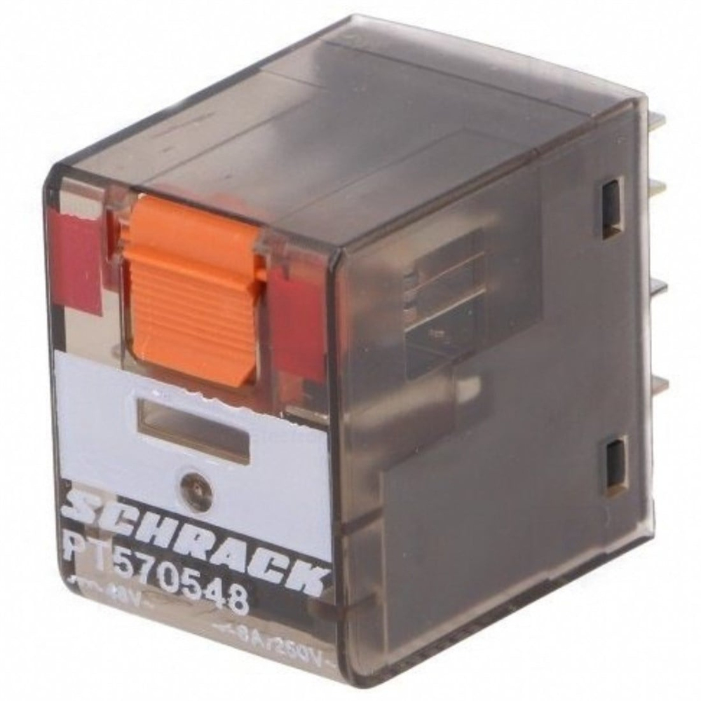 Schrack PT370048 048VDC 3 C/O 10A End. Röle
