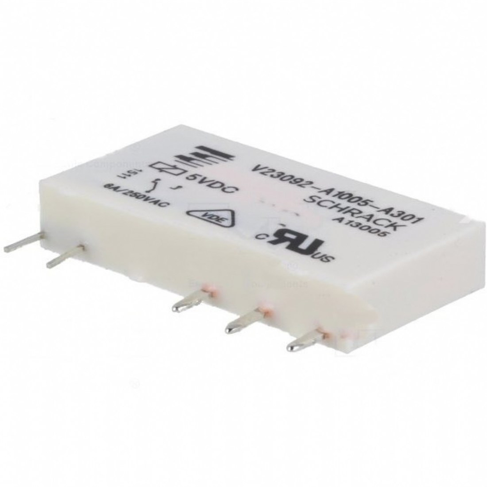 Schrack V23092-A1005-A301 5V DC 6A Slim Röle 170mW