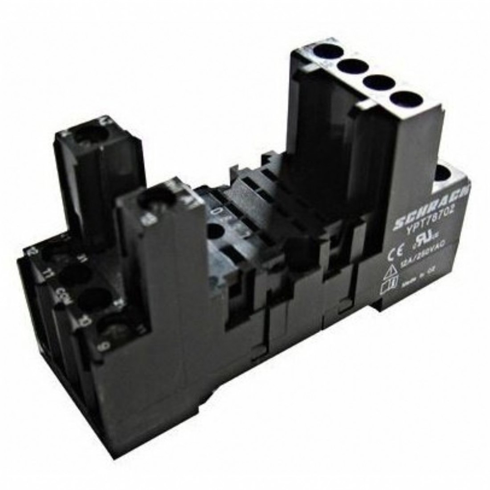 Schrack YPT78702 08 Pin Ray Tipi Soket Vidalı Bağlantı 2 C/0 PT Röle İçin