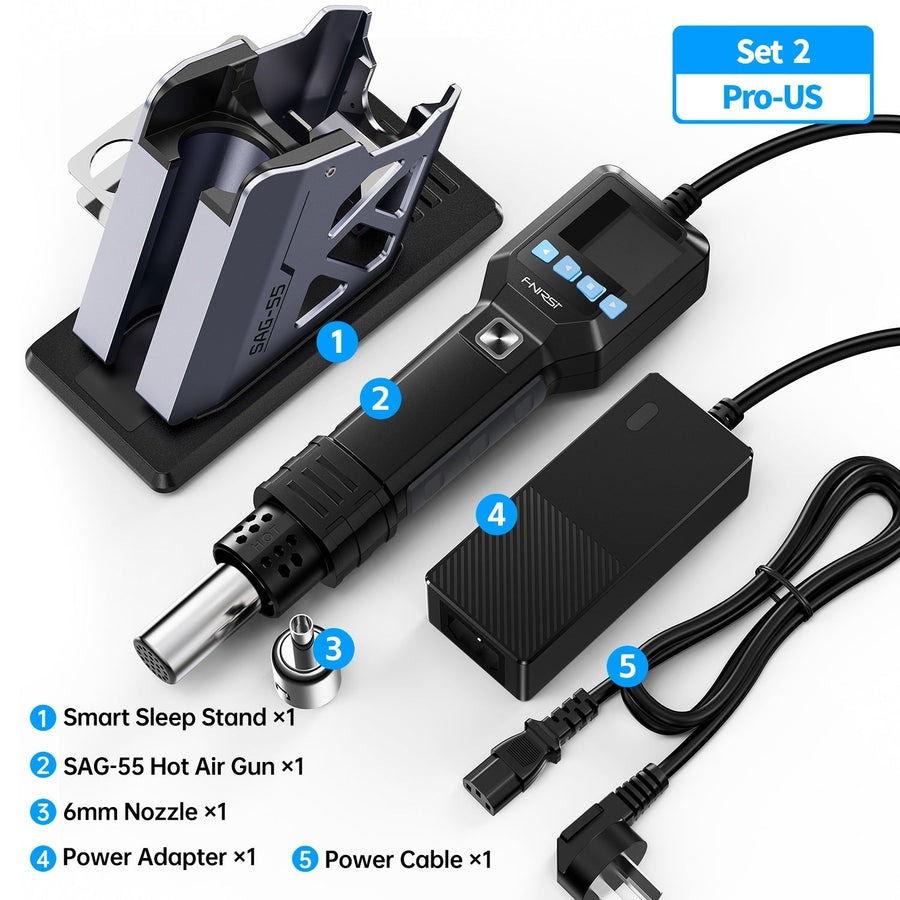 SG-55 Pro Akıllı 550W Sıcak Hava TabancasıFNIRSİKalem ve Tabanca Havyalar