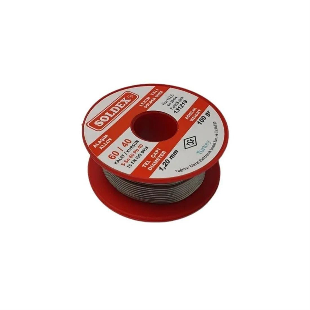 SOLDEX 1,20mm 100Gr Lehim Teli Sn60 Pb40