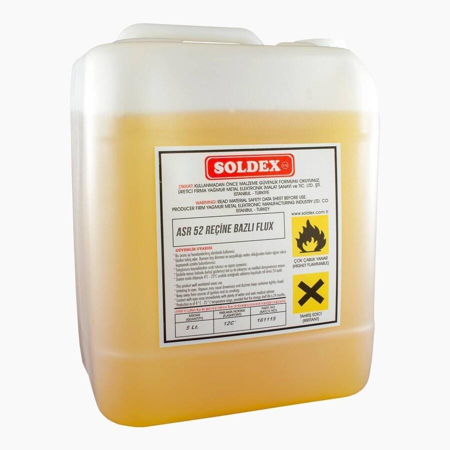 SOLDEX ASR-52 1L REÇİNELİ FLUX (SARI)SoldexHAVYA MALZEMELERİ VE SETLER