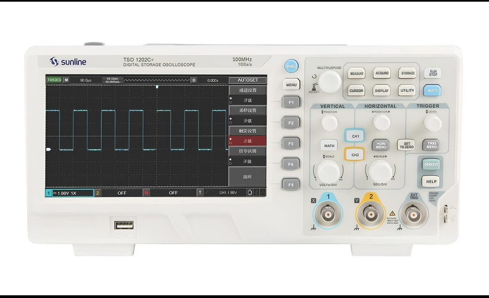 Sunline TSO-1202C+ Depolama Osiloskobu