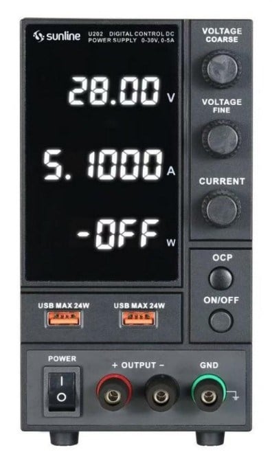 Sunline U202 0-30V 5A Programlanabilir Güç Kaynağı