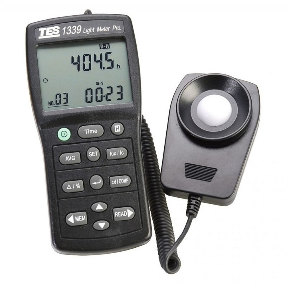 TES 1339 ÇİFT EKRAN LUXMETRE LCD IŞIK ÖLÇER